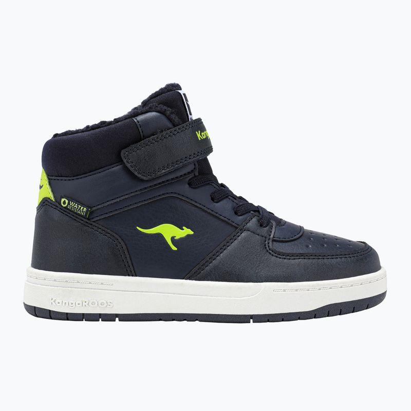 KangaROOS vaikiški batai K-CP Bound Mid EV dark navy / lime