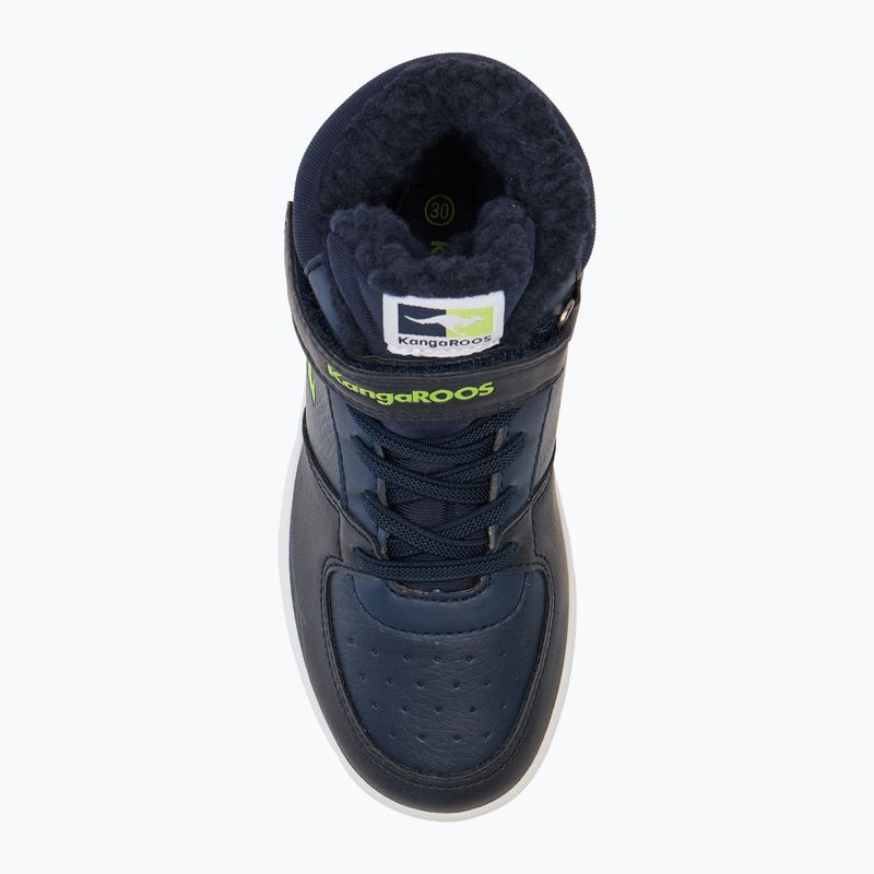 Vaikiški batai KangaROOS K-CP Bound Mid EV dark navy / lime 5