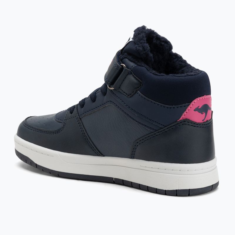 Vaikiški batai KangaROOS K-CP Bound Mid EV dark navy/daisy pink 3