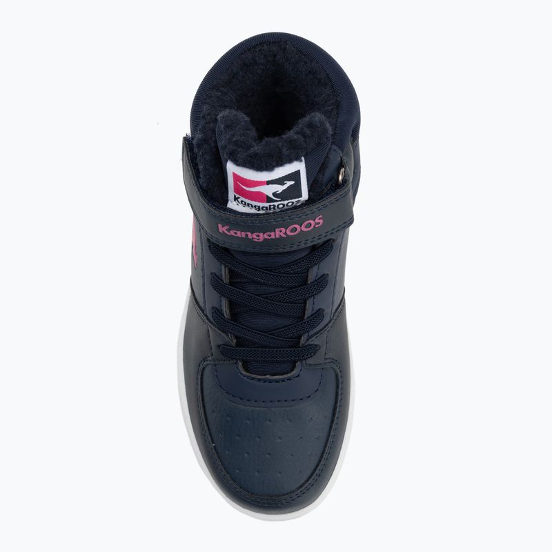 Vaikiški batai KangaROOS K-CP Bound Mid EV dark navy/daisy pink 5