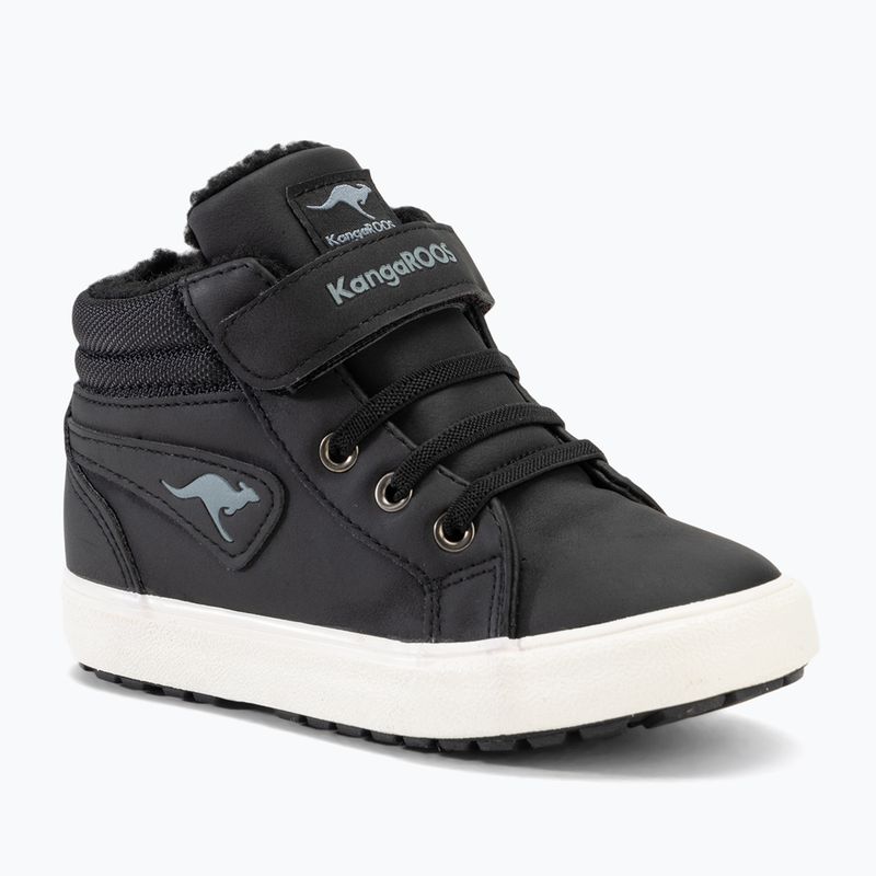 Vaikiški batai KangaROOS KaVu III jet black / steel grey