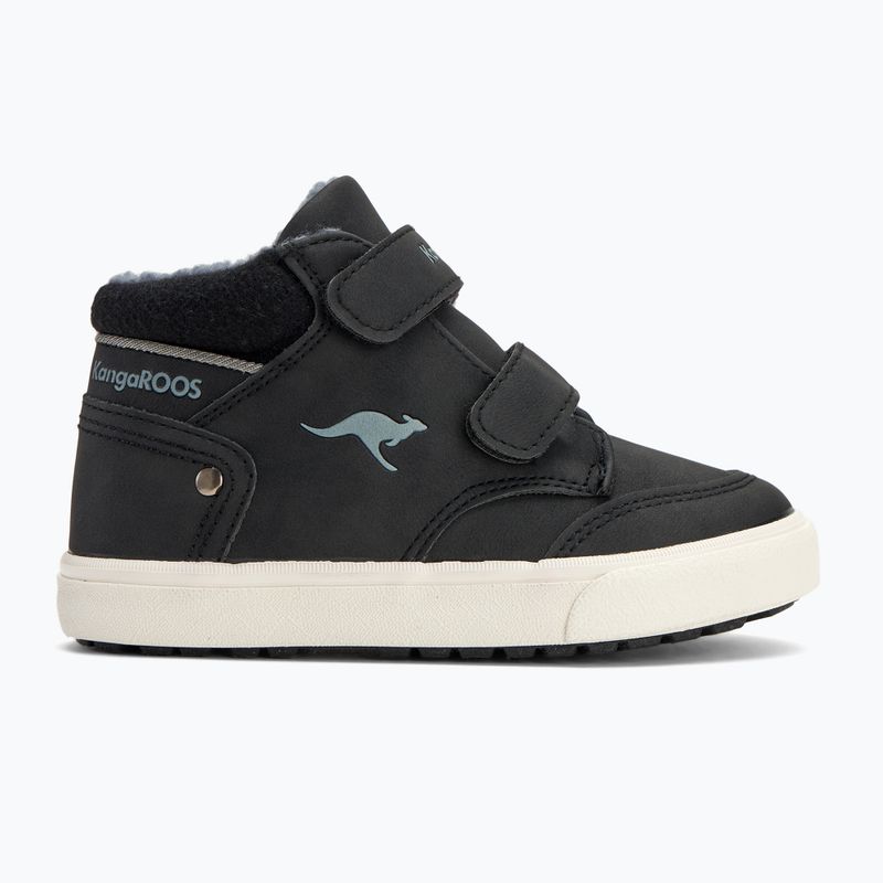 Vaikiški batai KangaROOS KaVu Primo V jet black / steel grey 2