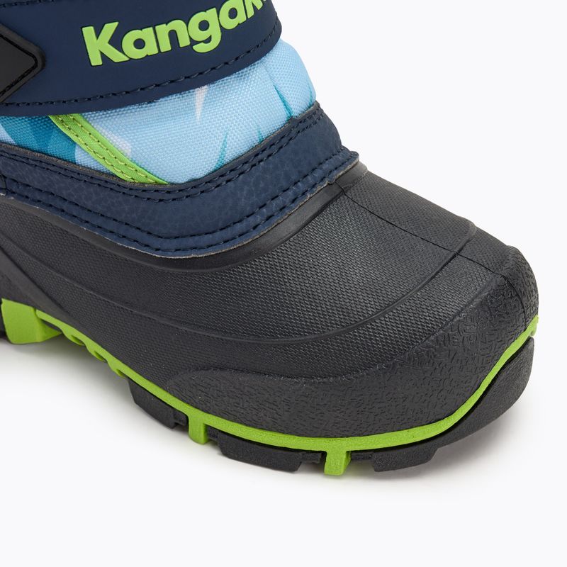 Vaikiški sniego batai KangaROOS Kanga-Bean IV dk navy/ lime 7