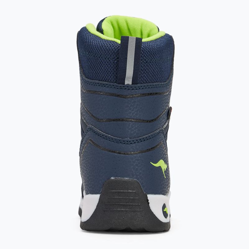 Vaikiški sniego batai KangaROOS K-MJ Hunter RTX FX dark navy / lime 6