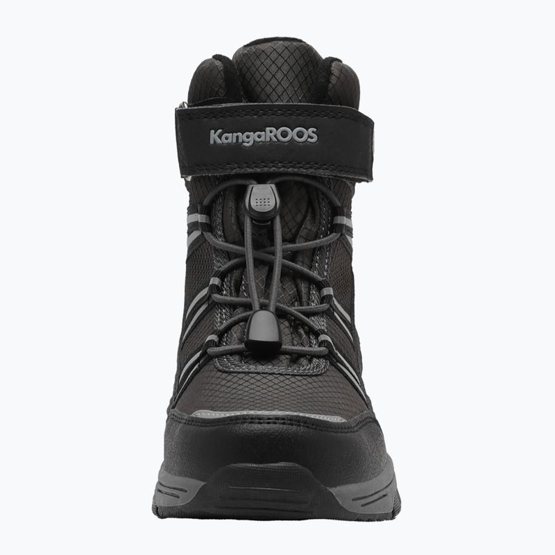 Paauglių sniego batai KangaROOS K-MJ Eldora EV RTX jet black / steel grey 10