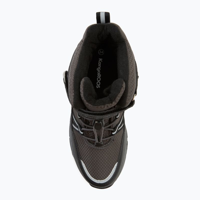 Paauglių sniego batai KangaROOS K-MJ Eldora EV RTX jet black / steel grey 5