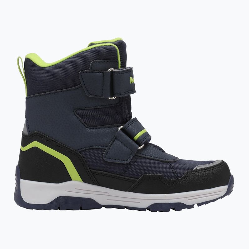 Paauglių sniego batai KangaROOS K-MJ Camp V RTX dk navy / lime 9