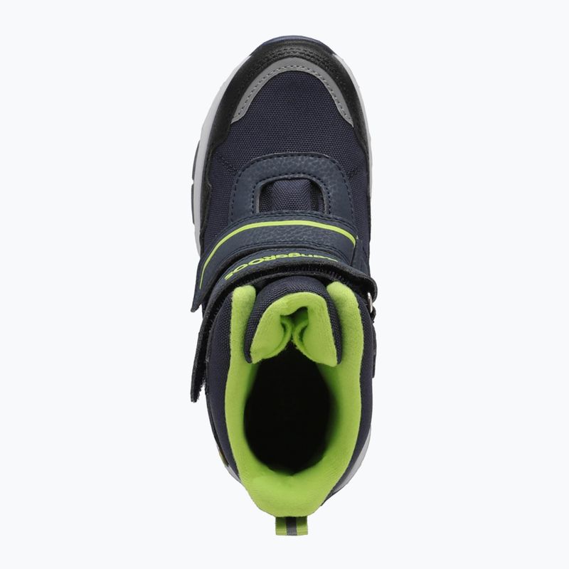 Paauglių sniego batai KangaROOS K-MJ Camp V RTX dk navy / lime 12