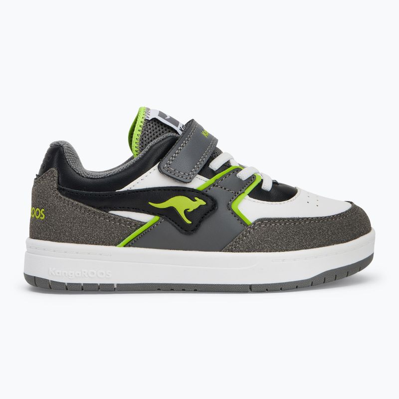 Vaikiški batai KangaROOS K-CP Bounder EV steel grey/neon green 2