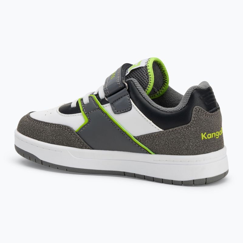 Vaikiški batai KangaROOS K-CP Bounder EV steel grey/neon green 3