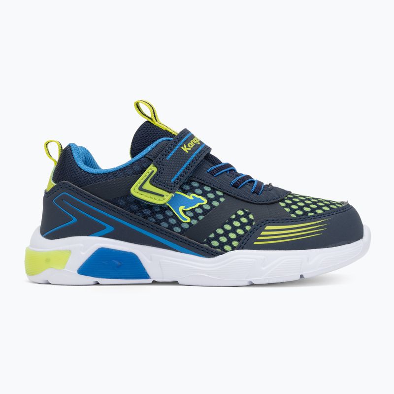 Vaikiški batai KangaROOS K-SLB Naro EV dark navy/lime 2