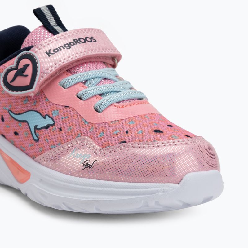 Vaikiški batai KangaROOS K-SLG Beauty EV rose/dark navy 7