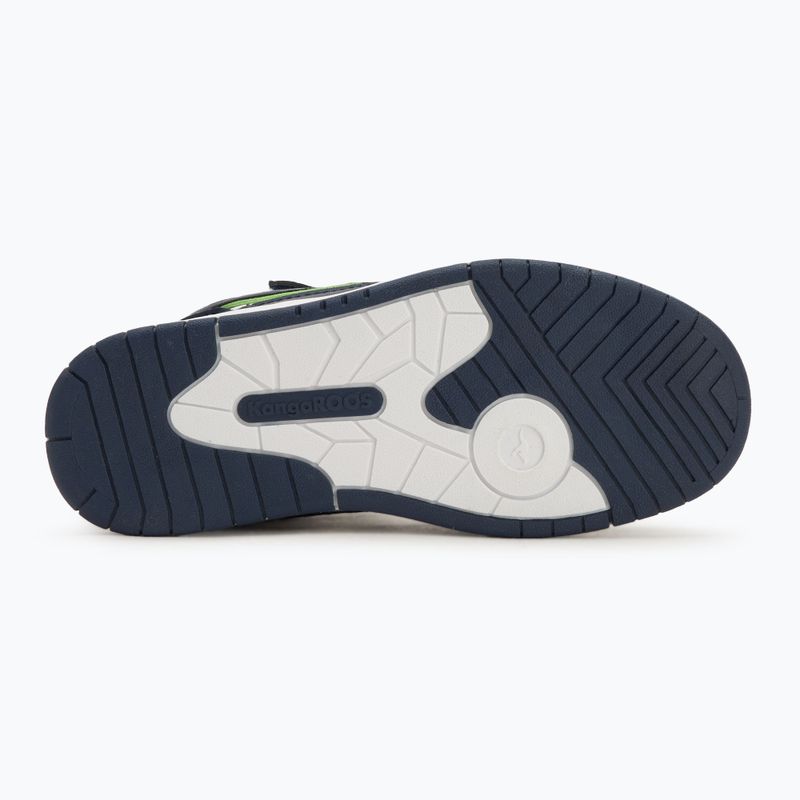 Vaikiški batai KangaROOS K-CP Dunkin Mid EV dark navy/lime 4