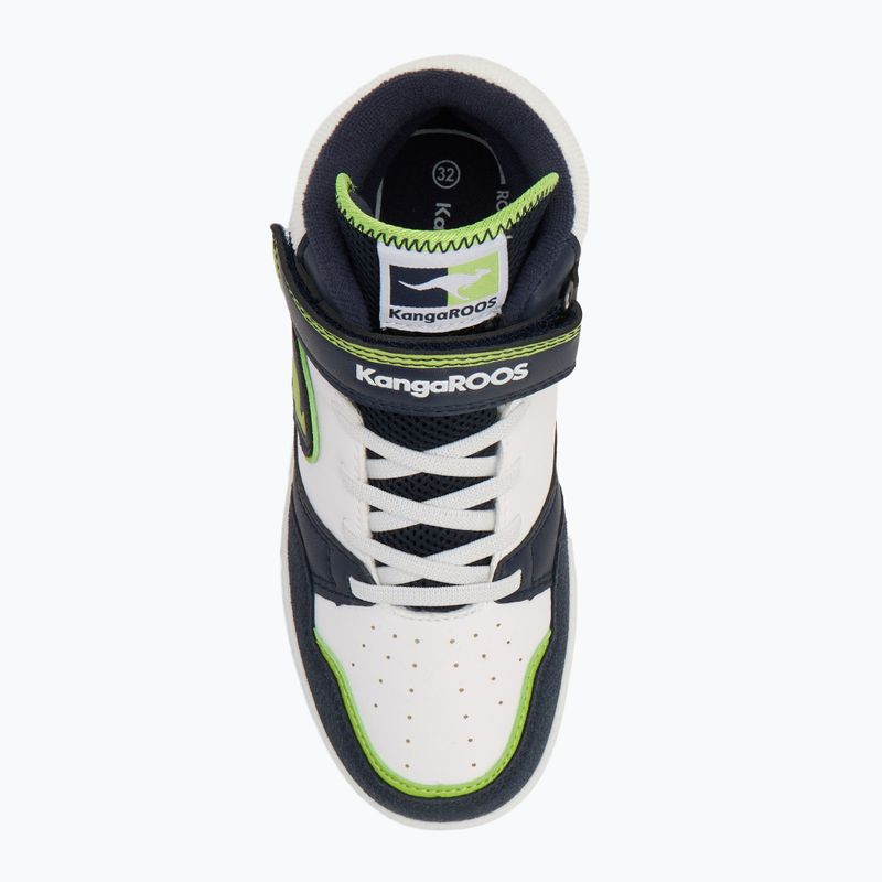 Vaikiški batai KangaROOS K-CP Dunkin Mid EV dark navy/lime 5