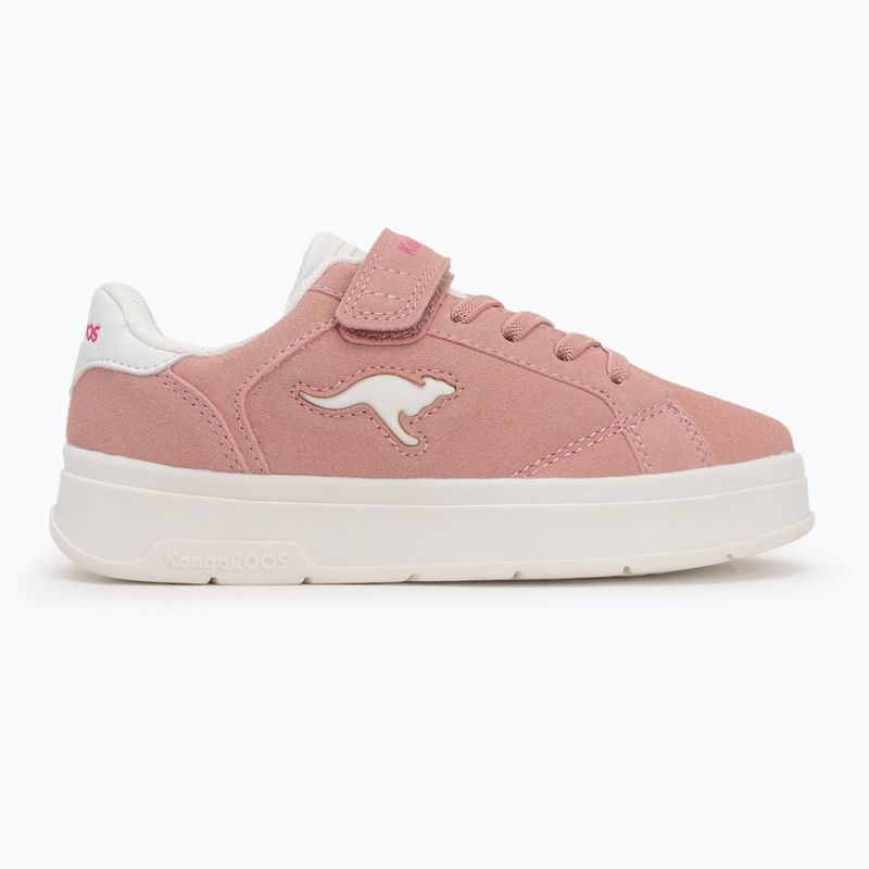 Vaikiški batai KangaROOS K-GK Milky EV rosewater/white 2