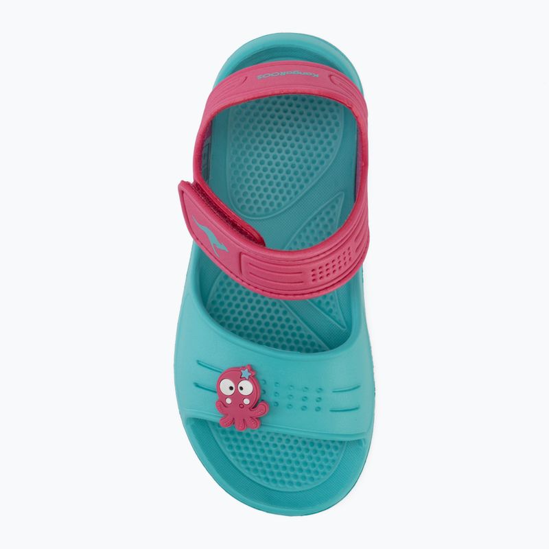 Vaikiški sandalai Kangaroos KangaSwim II ocean/daisy pink 5