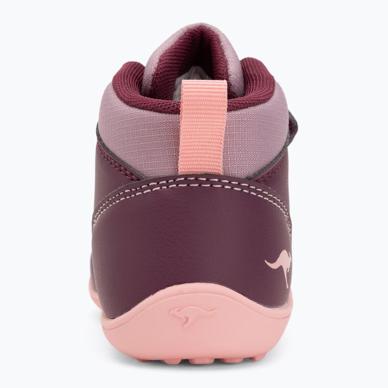 Vaikiški batai KangaROOS K-BFI Peppy EV blackberry/daisy pink 6