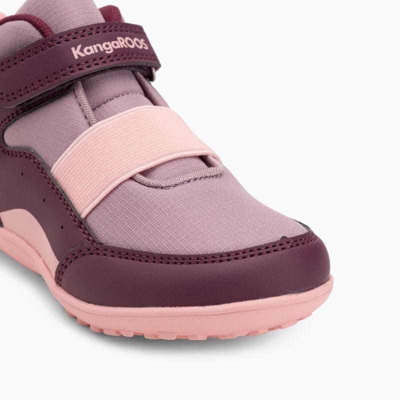 Vaikiški batai KangaROOS K-BFI Peppy EV blackberry/daisy pink 7