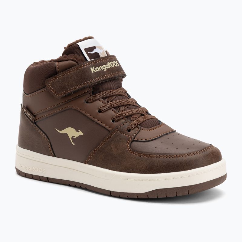 Vaikiški batai KangaROOS K-CP Bound Mid EV slate black/blond wood