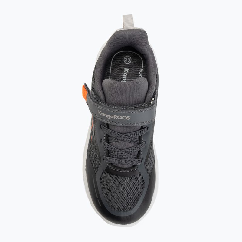 Vaikiški batai KangaROOS K-RDI Pebble EV steel grey/neon orange 5