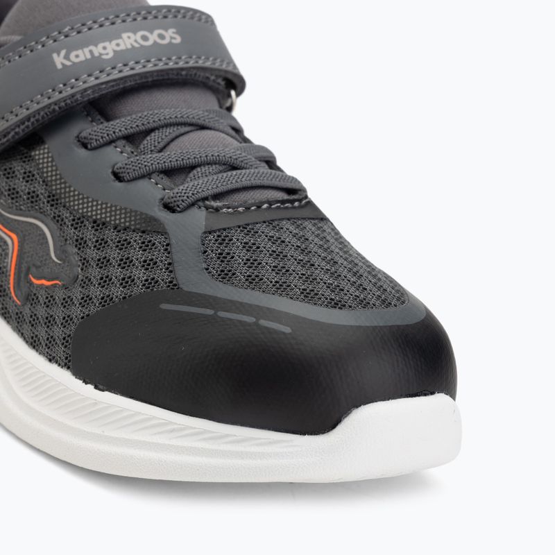 Vaikiški batai KangaROOS K-RDI Pebble EV steel grey/neon orange 7
