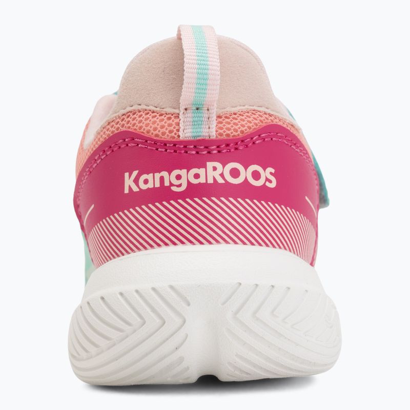 Vaikiški batai KangaROOS K-RDI Puddle V rose/cabbage 6