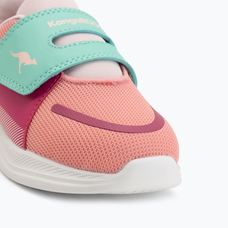 Vaikiški batai KangaROOS K-RDI Puddle V rose/cabbage 7