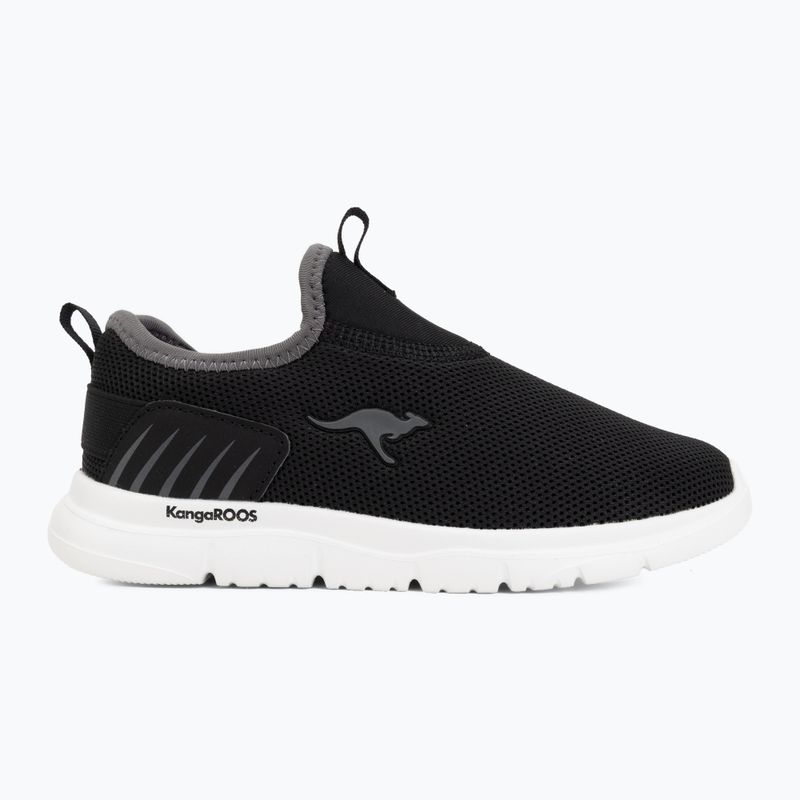 Vaikiški batai KangaROOS K-ETK Dunnart jet black/steel grey 2