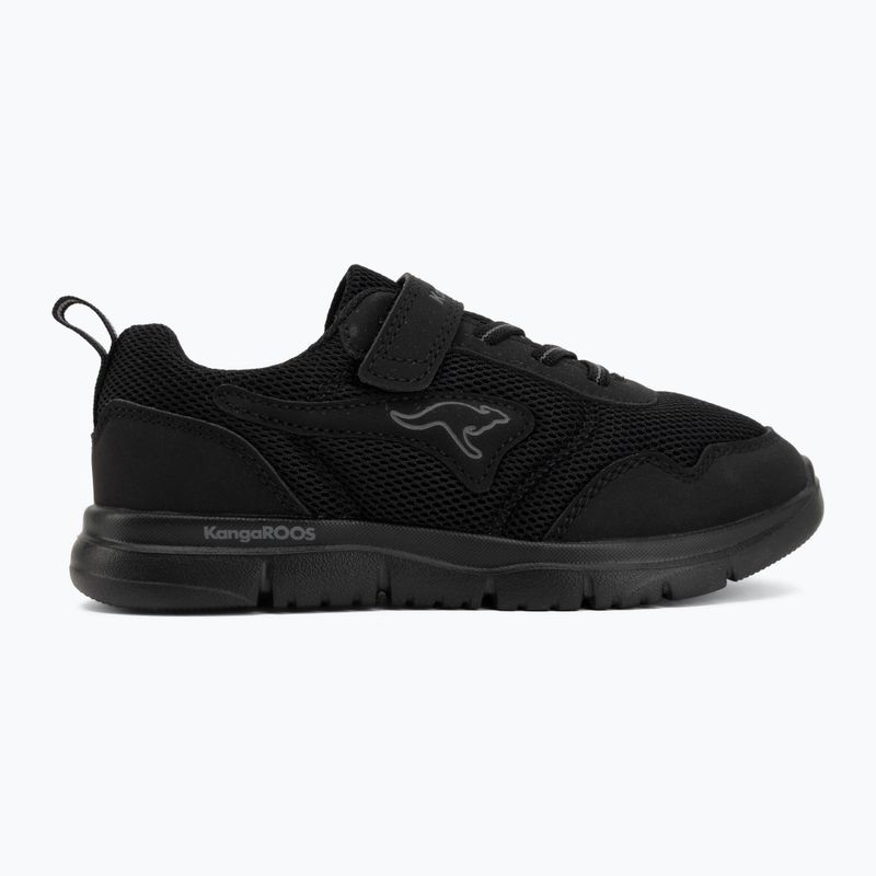 Vaikiški batai KangaROOS K-ETK Possum EV jet black black/mono 2