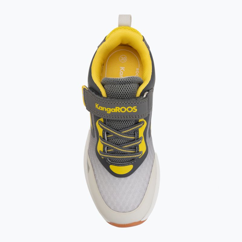 Vaikiški batai KangaROOS KB-Pang EV vapor grey/neon yellow 5