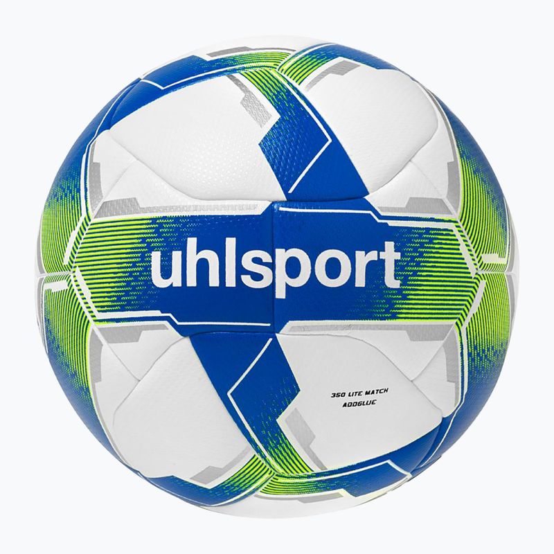 Futbolo kamuolys uhlsport 350 Lite Match Addglue white/royal/fluo yellow dydis 5 4