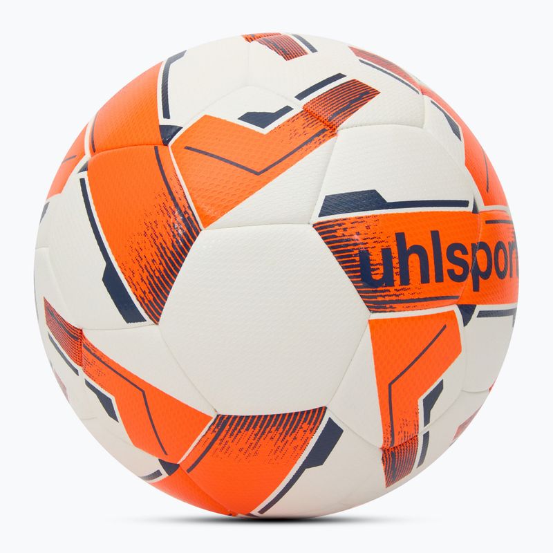 Futbolo kamuolys uhlsport 290 Ultra Lite Addglue white/fluo orange/navy dydis 5 2