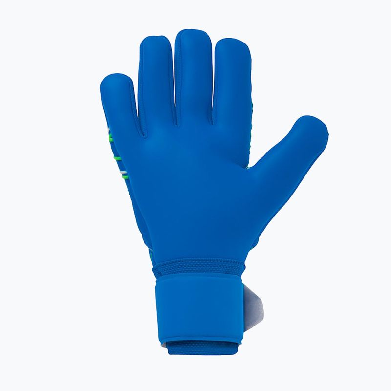 Vartininko pirštinės uhlsport Aquagrip HN pacific blue/fluo green/w 2