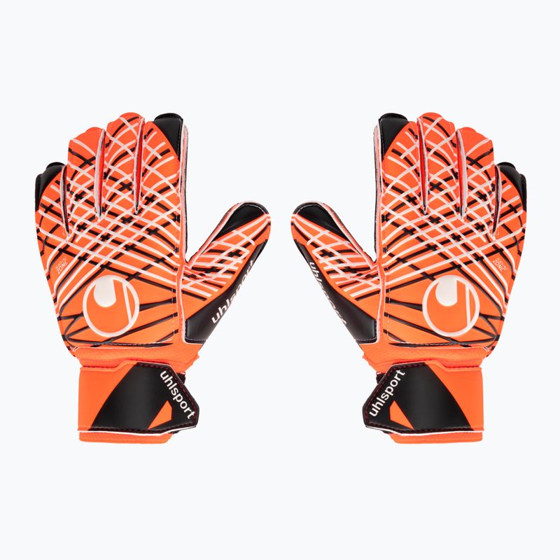 Vartininko pirštinės uhlsport Soft Resist + Flex Frame fluo orange/white/black