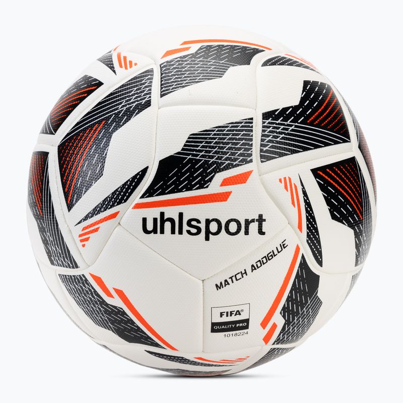 Futbolo kamuolys uhlsport Match Addglue white/navy/fluo red dydis 5