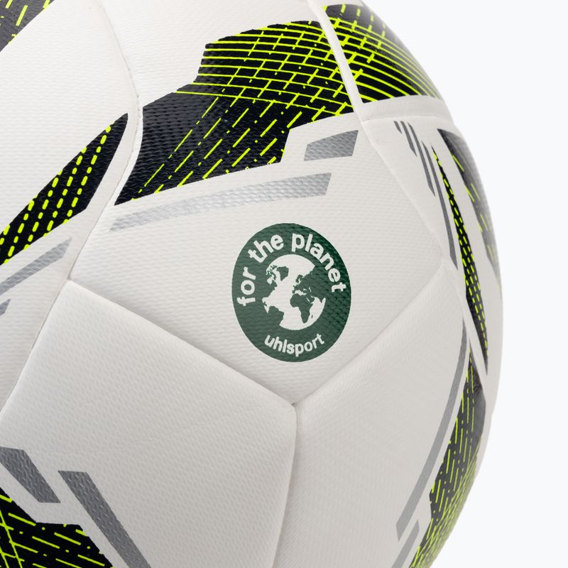 Futbolo kamuolys uhlsport Match Addglue white/navy/fluo yellow dydis 5 3