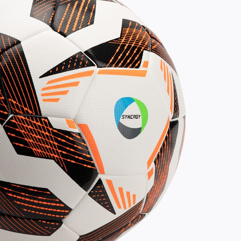 Futbolo kamuolys uhlsport Resist Synergy white/black/fluo orange dydis 5 2