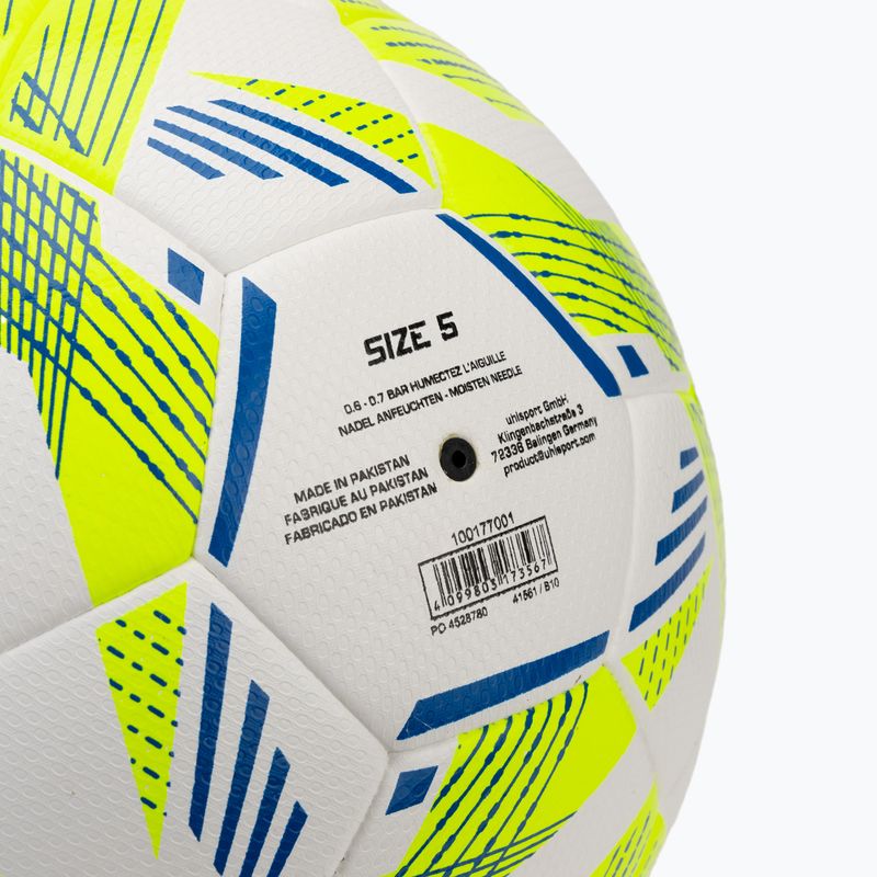 Futbolo kamuolys uhlsport 350 Lite Addglue white/fluo yellow/dark blue dydis 5 3