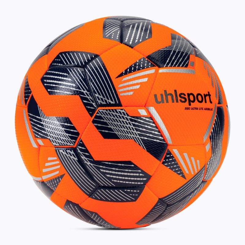 Futbolo kamuolys uhlsport 290 Ultra Lite Addglue fluo orange/navy/silver dydis 4 2