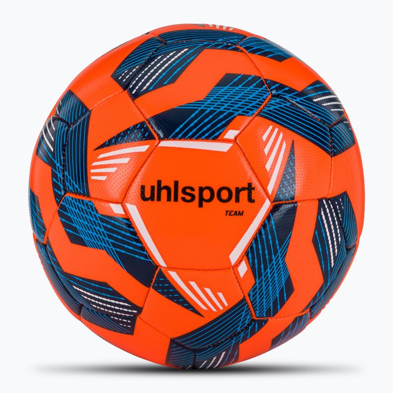 Futbolo kamuolys uhlsport Team fluo orange/navy/white dydis 5
