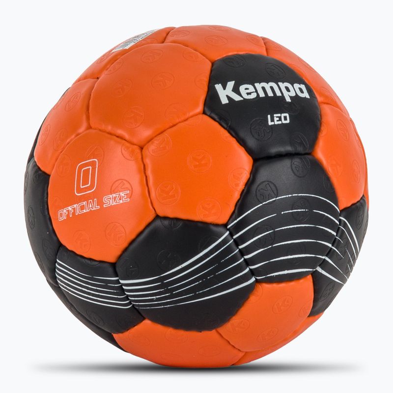 Rankinio kamuolys Kempa Leo oranžinis dydis 0 2