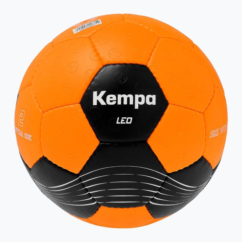 Rankinio kamuolys Kempa Leo oranžinis dydis 2
