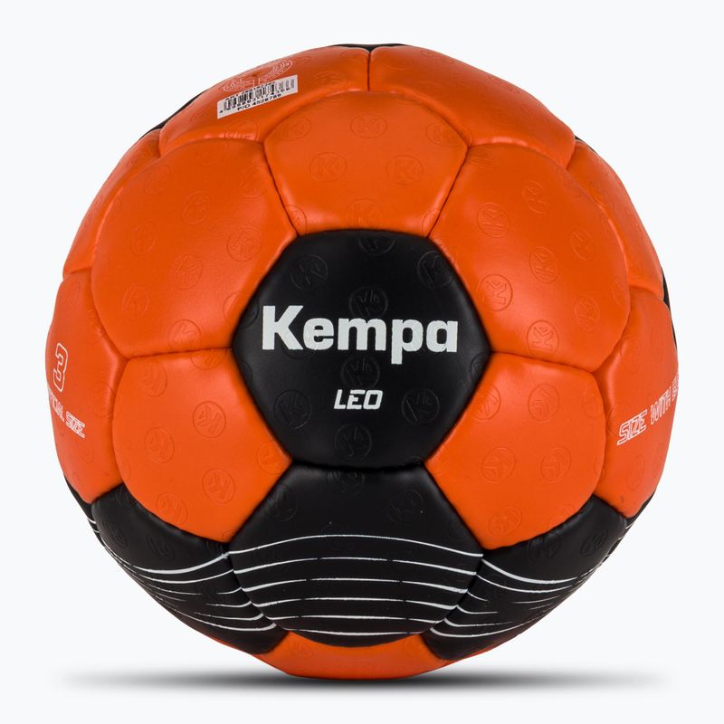 Rankinio kamuolys Kempa Leo oranžinis dydis 3