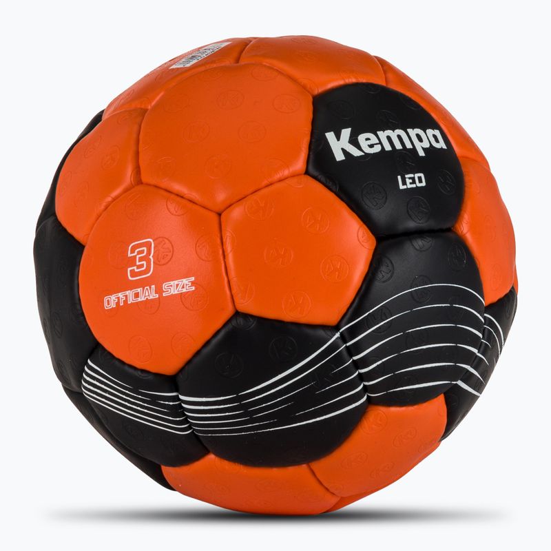 Rankinio kamuolys Kempa Leo oranžinis dydis 3 2