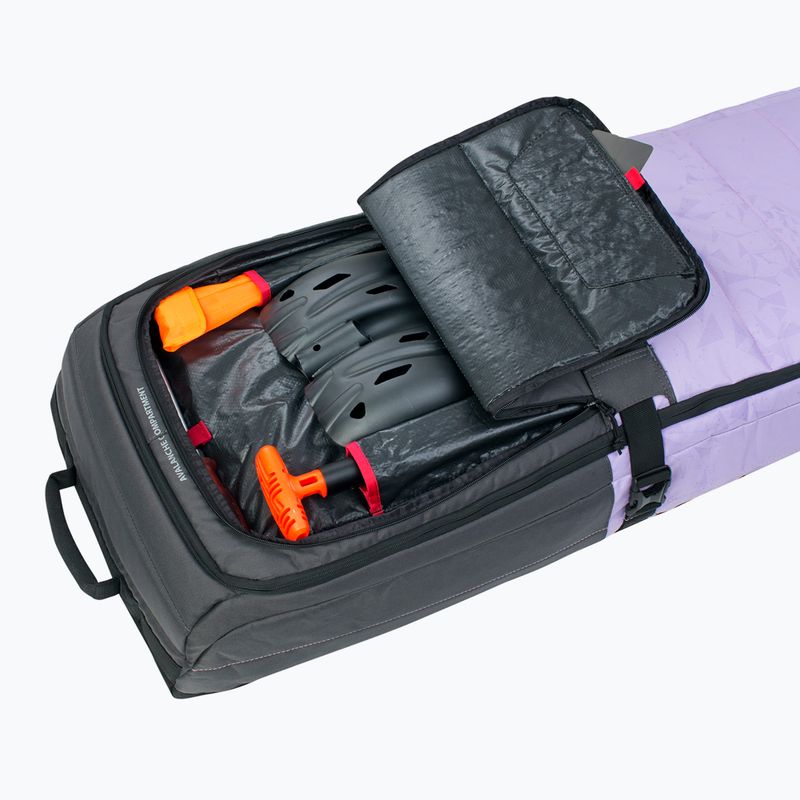 Slidžių užvalkalas Evoc Snow Gear Roller carbon grey/purple rose/black 195 cm 5