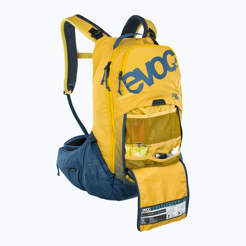 Dviračio kuprinė EVOC Trail Pro 16 l curry/denim 8