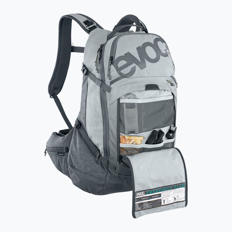 Dviračio kuprinė EVOC Trail Pro 26 l stone/carbon grey 8