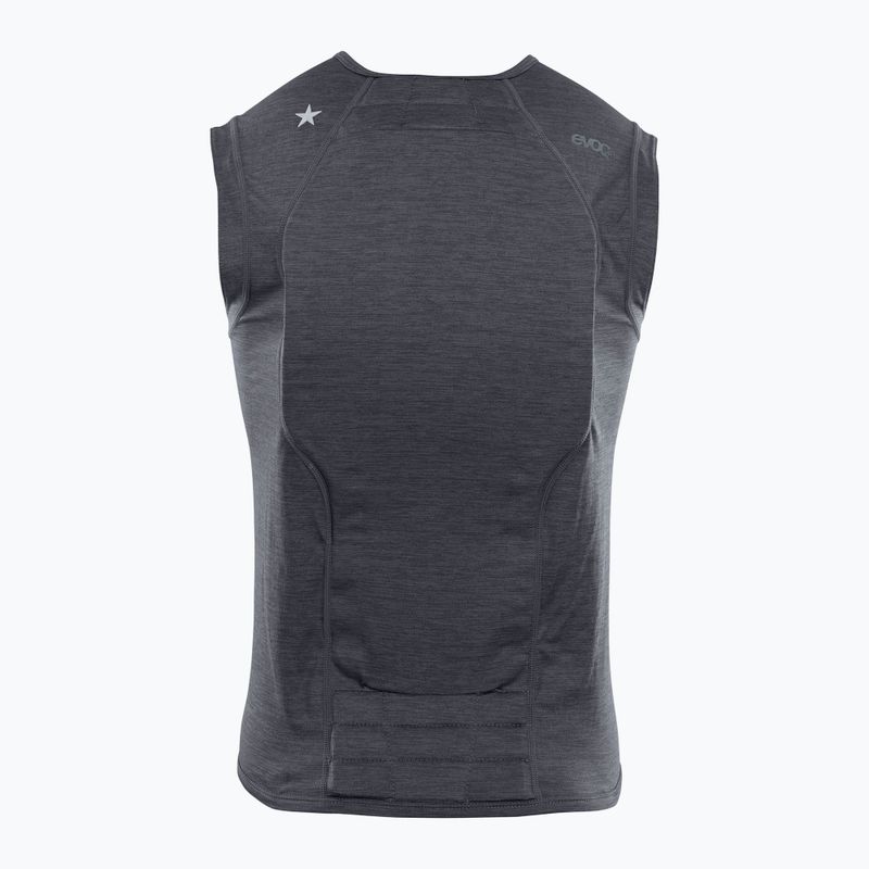 Vyriška slidinėjimo liemenė EVOC Ski Protector Vest carbon grey 2