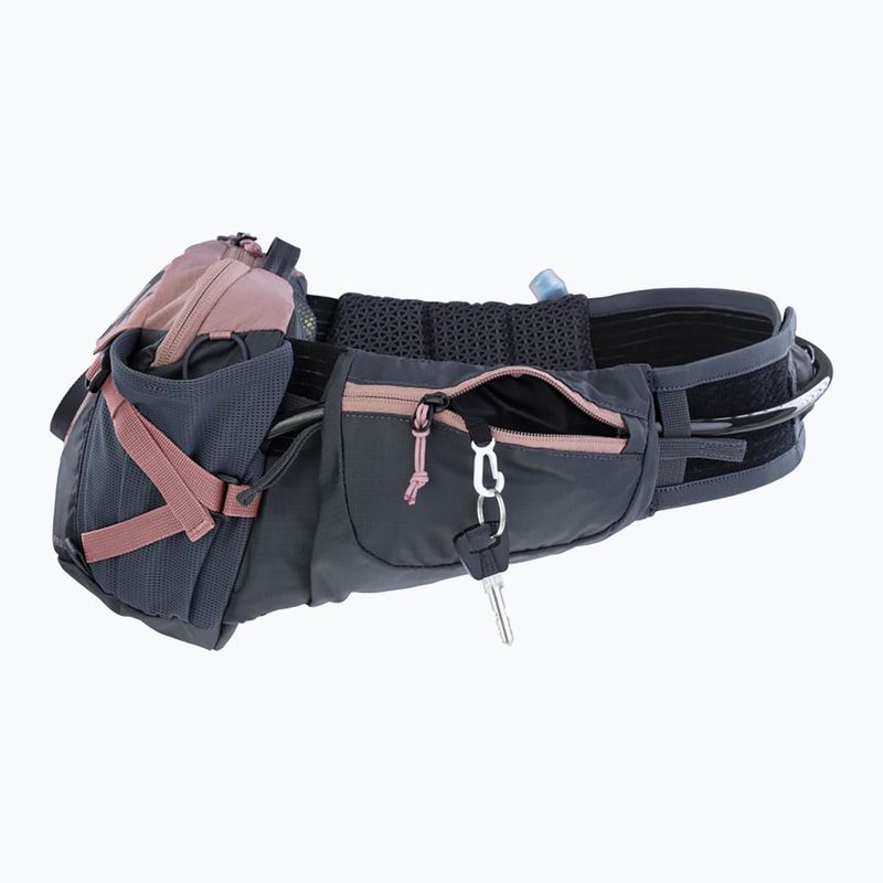 Dviračio rankinė ant juosmens EVOC Hip Pack Pro 3 l dusty pink/carbon grey 3