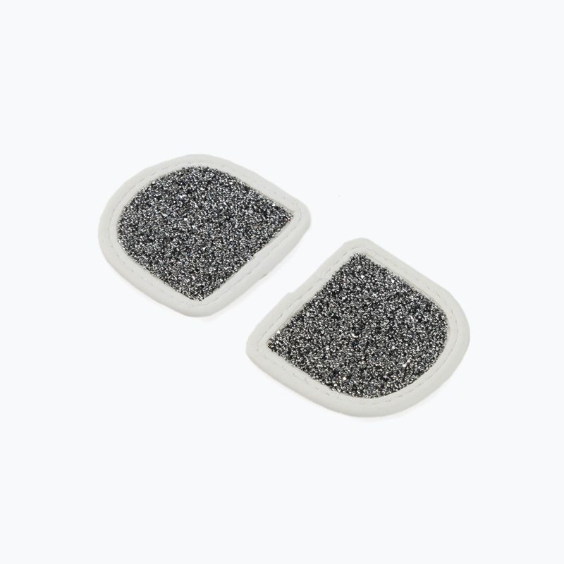 Hauke Schmidt Magic Tack Riding Glove Patches pleistrai sidabro ir baltos spalvos 0111-399-01-Fab
